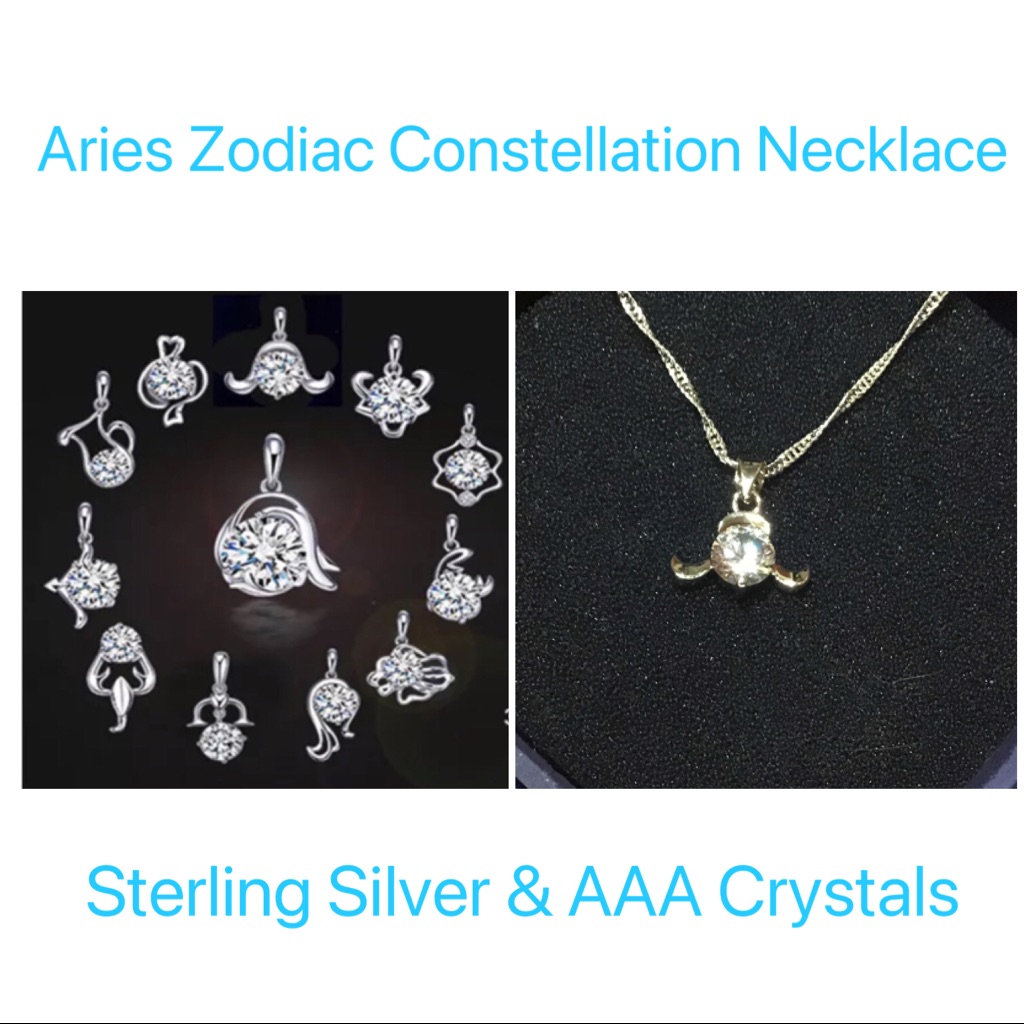 Aries Zodiac Constellation Necklace New